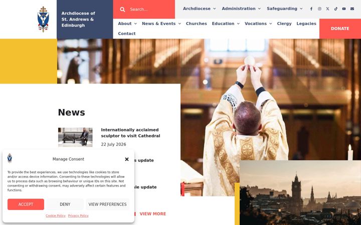 Screenshot of archedinburgh.org