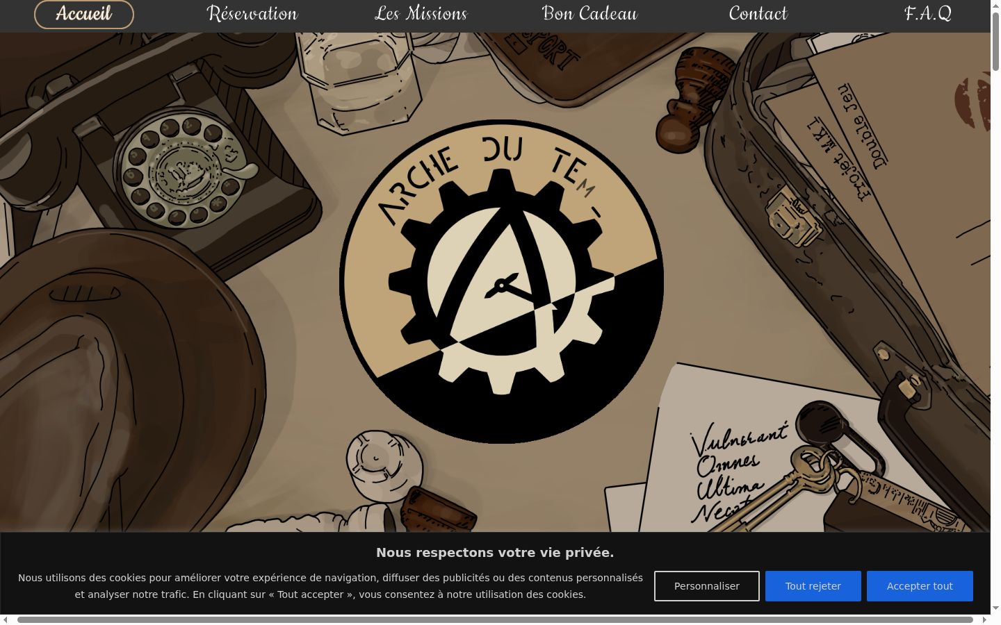 Screenshot des Einwilligungsbanners vor jeglicher Interaktion
