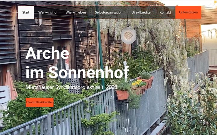 Ekrano kopija archeimsonnenhof.de