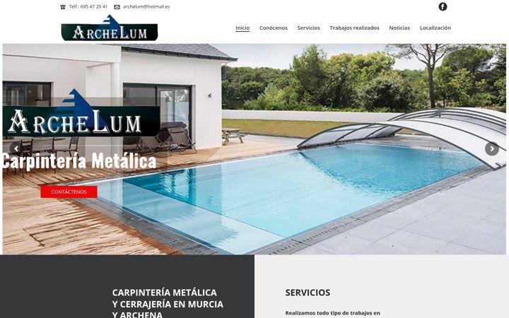 Screenshot of archelum.es