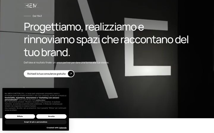 Screenshot of archemotion.it