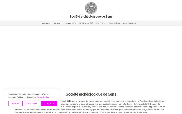 Ekrano kopija archeo-sens.org
