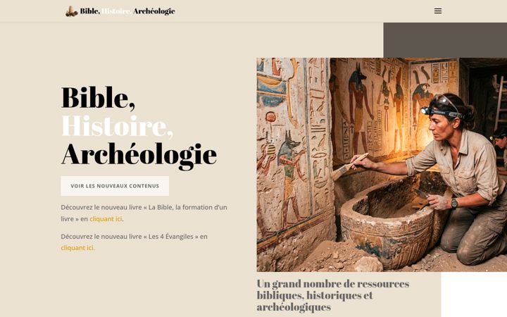 Ekrano kopija archeobiblion.fr