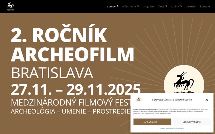 Screenshot του archeofilm.sk