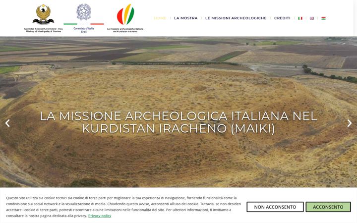Screenshot of archeokri.it