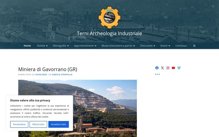 Capture d'écran de archeologiaindustriale.org