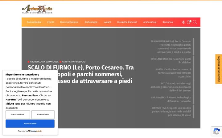 Screenshot of archeomedia.net