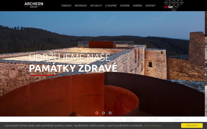 Screenshot του archeon.cz
