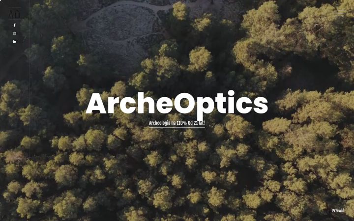 Screenshot of archeoptics.pl