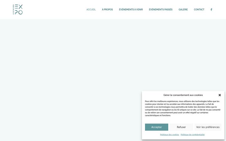 Screenshot stránky archeosexpo.be