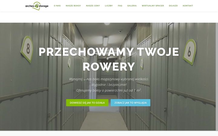 Screenshot of archeostorage.pl