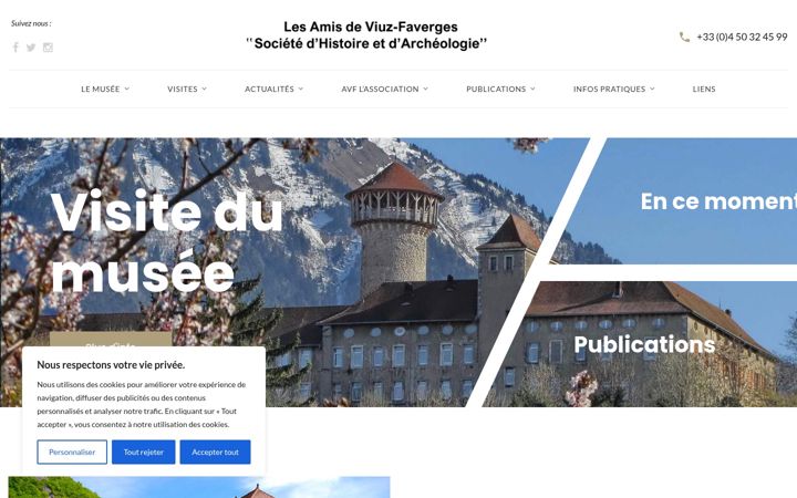 Screenshot του archeoviuz.fr