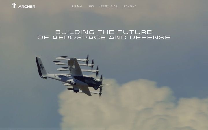 Screenshot of archer.com