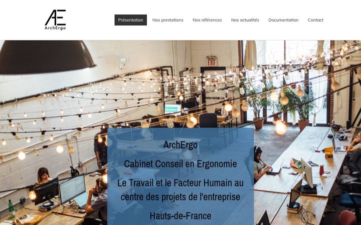 Skærmbillede af archergo.fr