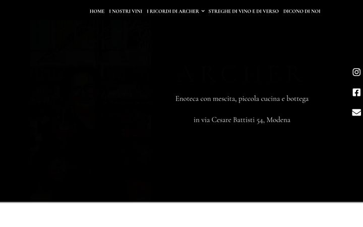 Screenshot van archermodena.it