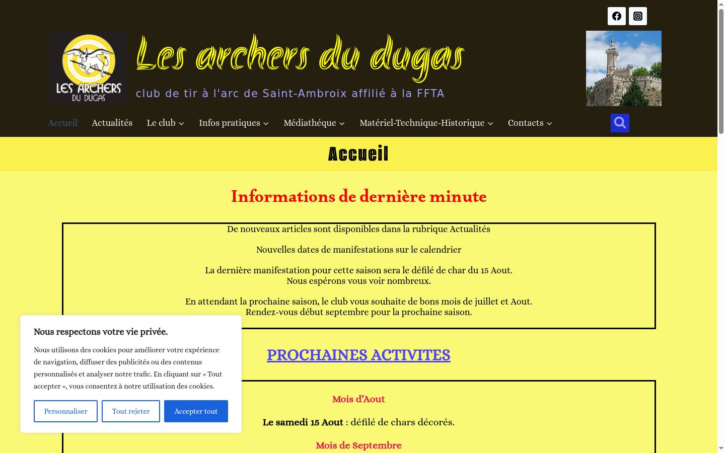 Screenshot van de toestemmingsbanner zoals getoond vóór enige interactie