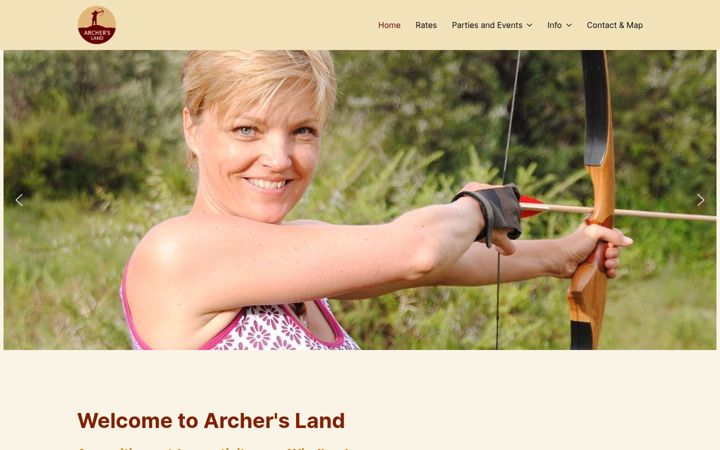 Screenshot of archersland.com