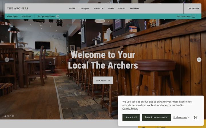 Screenshot of archerswalsall.co.uk