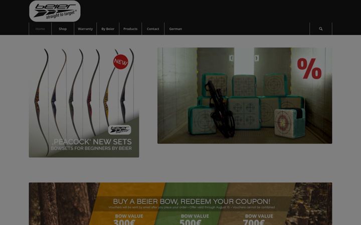 Screenshot von archery-beier.com