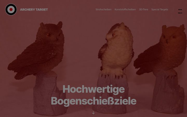 Screenshot of archery-target.de