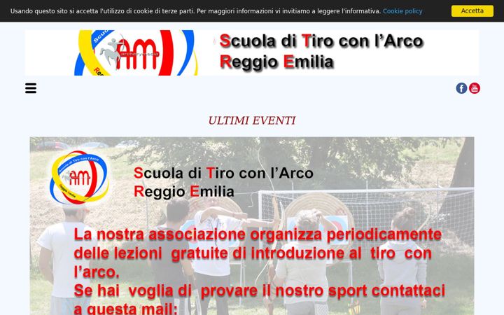 Screenshot of archerymedia.eu