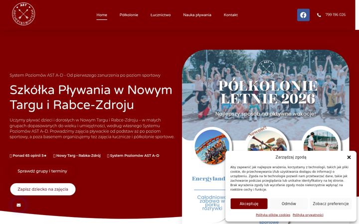 Screenshot του archeryswimteam.pl