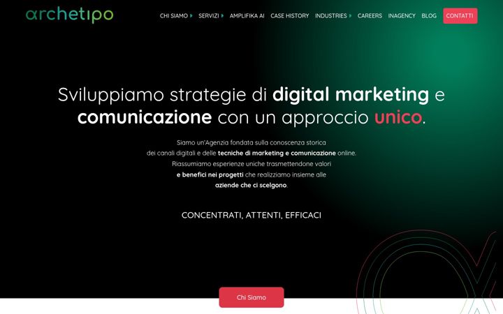 Screenshot of archetipo.agency