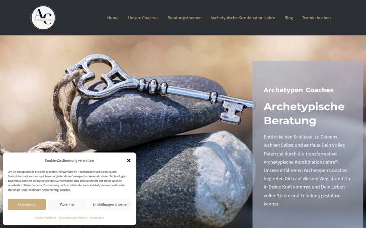 Snímek obrazovky archetypen-coaches.com