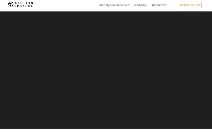 Screenshot of archetypen-sprache.de