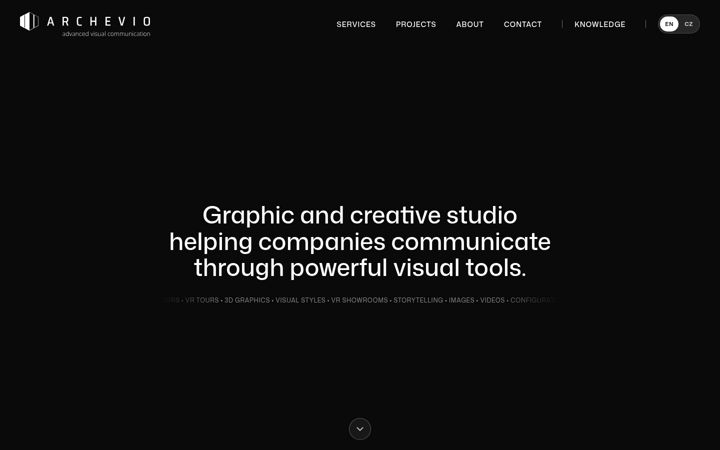 Screenshot of archevio.com