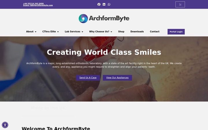 Екранна снимка на archformbyte.com