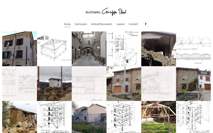 Screenshot of archgiuseppepicchi.it