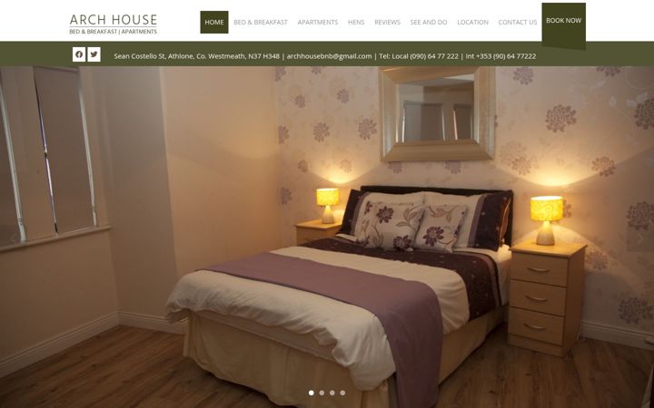 Screenshot of archhouse.ie