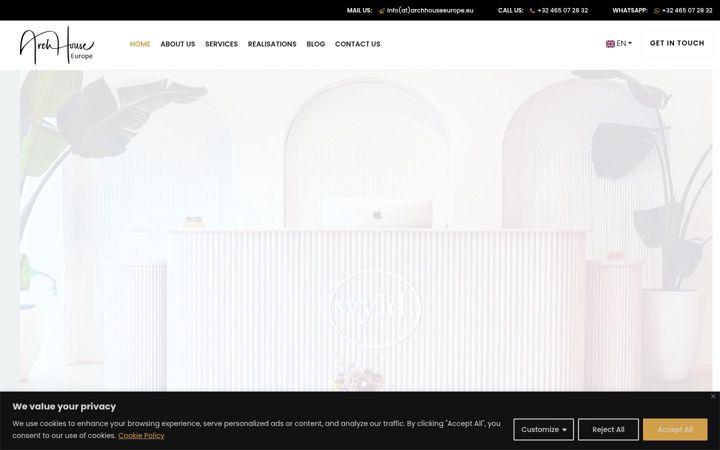 Screenshot of archhouseeurope.eu