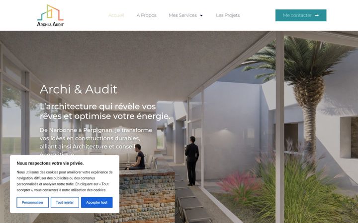 Screenshot of archi-audit.fr