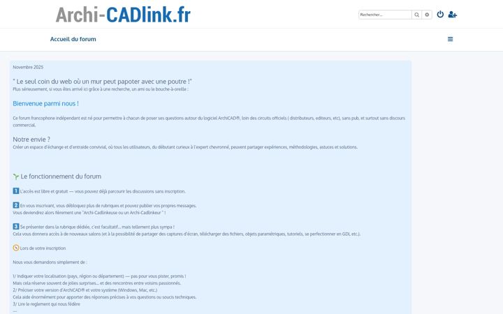 Screenshot of archi-cadlink.fr