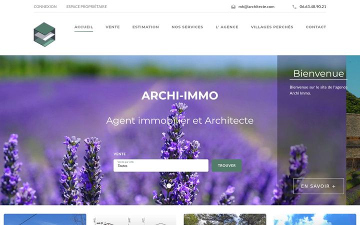 Screenshot of archi-immo.fr