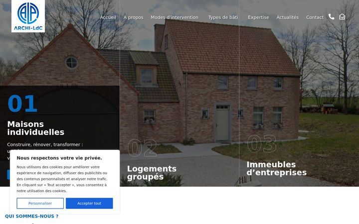 Screenshot of archi-ldc.be