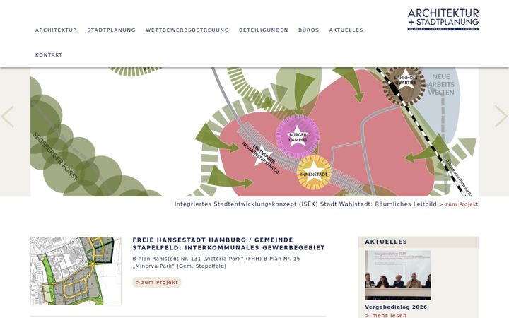 Captură de ecran a archi-stadt.de