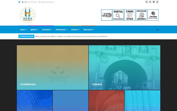 Kuvakaappaus sivustosta archiburgosnews.es
