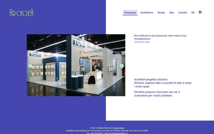 Screenshot of archidea.us