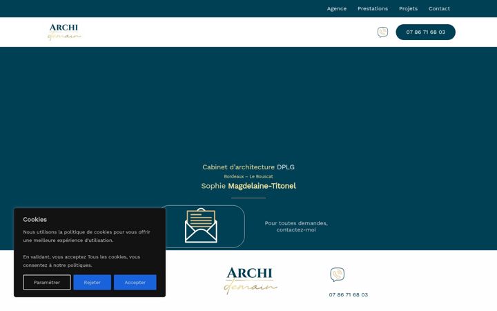 Screenshot of archidemain.fr