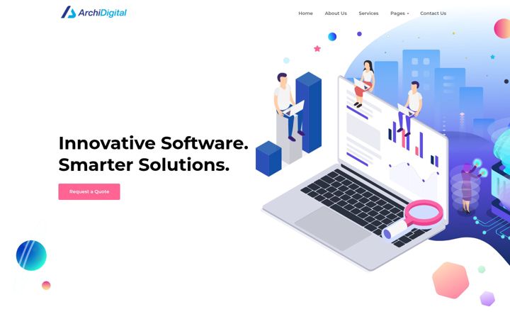 Screenshot of archidigital-software.ro