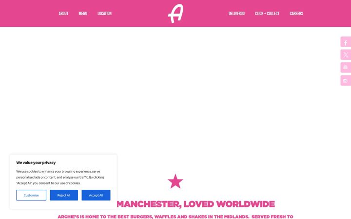 Screenshot of archies.com