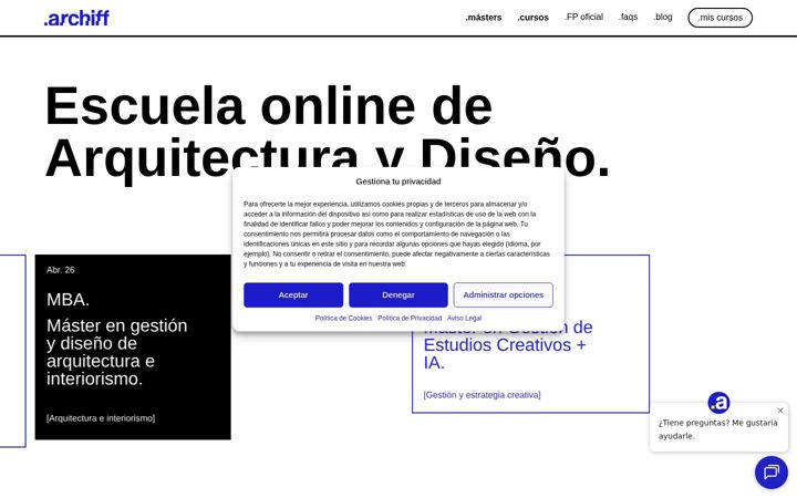 Screenshot of archiff.com