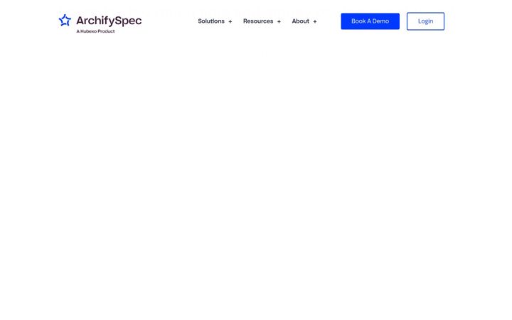 Екранна снимка на archifyspec.com