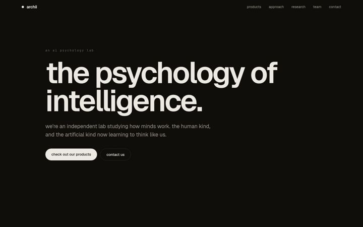 Screenshot of archii.ai