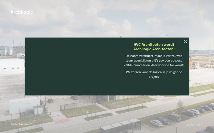 Screenshot of archilogic.be