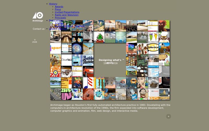 Screenshot of archimage.com
