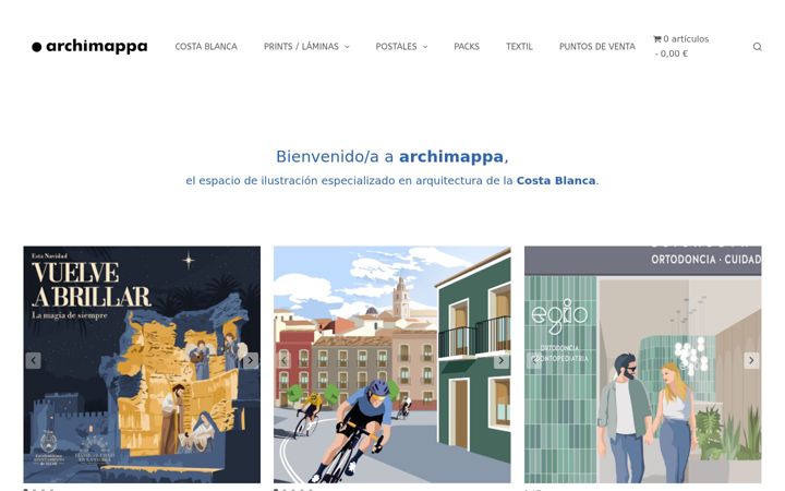 Screenshot ta' archimappa.com
